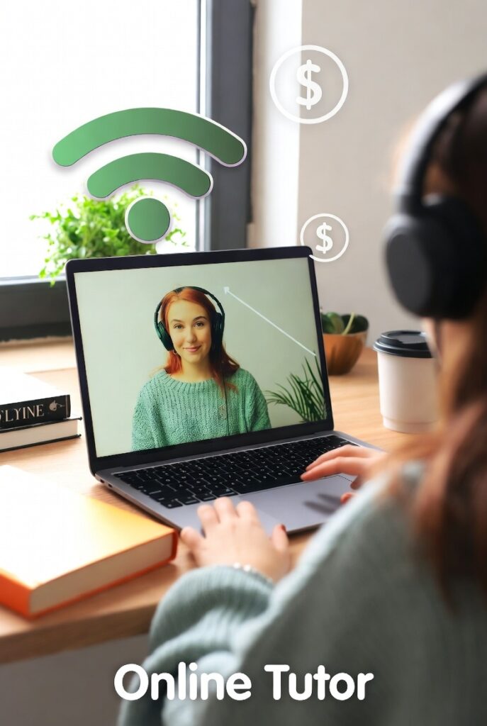 earn money by online tutoring in India and Pakistan.